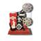 Wizardi Santa's Movie Projector Christmas Village Decoration with LED Lights